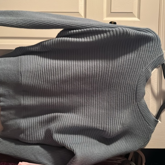 Poof appearal blue button sweater - Picture 2 of 3